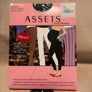 ASSETS by Sara Blakely Maternity Support Leggings - Grey  S